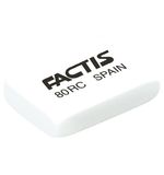 Резинка стирательная FACTIS (Испания) 80 RC, прямоугольная, 28х20х7мм, мягкая, синтетический каучук, CNF80RC