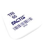 Резинка стирательная FACTIS (Испания) TRI 65, треугольная, 36х33х6мм, мягкая, синтетический каучук, PNFTRI65