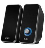 Колонки компьютерные SVEN 325, 2.0, 2х3 Вт, пластик, черные, SV-014643