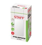 Ручка-корректор STAFF, 3 мл, металлический наконечник, 227570