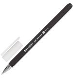 Ручка гелевая BRAUBERG Matt Gel, корпус soft-touch, узел 0,5 мм, линия 0,35 мм, черна, GP151