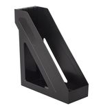 Лоток вертикальный для бумаг BRAUBERG "Basic", 265х100х285 мм, черный, 237009, ЛТ32
