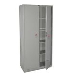 Шкаф металлический для документов КБС-10, 1850х880х390 мм, 90 кг, 2 отделения, сварной