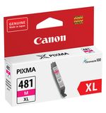 Картридж струйный CANON (CLI-481M XL) для PIXMA TS704/TS6140, пурпурный, ресурс 474 с, 2045C001