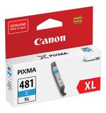 Картридж струйный CANON (CLI-481C XL) для PIXMA TS704/TS6140, голубой, ресурс 515 стр, 2044C001