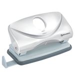 Дырокол BRAUBERG "Original", до 10 листов, белый, 227786