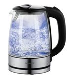 Чайник SONNEN KT-1788, 1,7л, 2200Вт, закрытый нагревательный элемент, стекло, подсвет, 454349