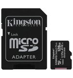 Карта памяти microSDXC 128GB KINGSTON Canvas Select Plus UHS-I U1,100 Мб/с (cl.10), адап SDCS2/128GB, SDCS/128GB