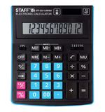 Калькулятор STAFF PLUS настольный STF-333-BKBU, 12 разрядов, 200x154мм, ЧЕРНО-СИНИЙ, 250461