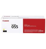 Картридж лазерный CANON (3013C002) 055Y для LBP663/664/MF742/744/746, желтый, ориг, ресурс 2100стр