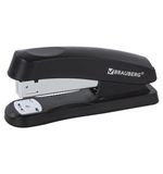 Степлер №24/6, 26/6 BRAUBERG "Standard+", до 30 листов, черный, 228608