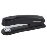 Степлер №24/6, 26/6 BRAUBERG "Standard+", до 30 листов, полнозагрузочный,черный, 228606