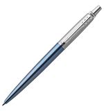 Ручка шариковая PARKER Jotter Plastic CT, корпус синий, детали нерж. cталь, блистер, синяя, 2076052