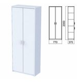 Шкаф закрытый "Арго", 770х370х2000 мм, серый (КОМПЛЕКТ)