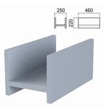 Подставка под системный блок "Арго" (ш250*г460*в220 мм), серый, А-401, ш/к 35355