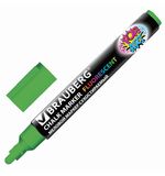 Маркер меловой BRAUBERG "POP-ART", сухостираемый, для гладких поверхностей, 5мм, ЗЕЛЕНЫЙ, 151532