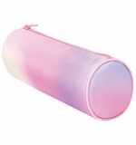 Пенал-тубус BRAUBERG, с эффектом Soft Touch, полиэстер, Rainbow Cloud, 22х8 см, код_1, SWB-190061