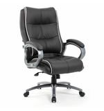 Кресло офисное BRABIX PREMIUM "Strong HD-009", НАГРУЗКА до 200 кг, экокожа черная, ткань серая, 531945