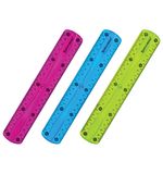 Линейка 20 см гибкая BRAUBERG "FLEX", пластиковая, ассорти, европодвес, 21хххх