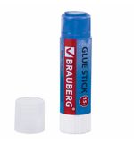 Клей-карандаш BRAUBERG "COLOR Crystal", 15 г, прозрачный, ассорти, 22…., PVP
