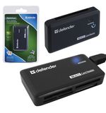 Картридер DEFENDER OPTIMUS USB 2.0, порты SD/MMC, TF, M2, MC, CF, XD, 83501