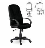 Кресло офисное BRABIX "Classic EX-685", ткань С, черное, 532022