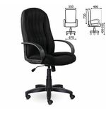 Кресло офисное BRABIX "Classic EX-685", ткань E, черное, 532024
