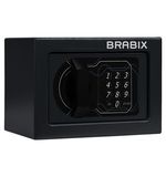 Сейф офисный (мебельный) BRABIX "SF-140EL", (в140*ш195*г140мм), электронный замок, 291141, S103BR210214