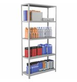 Стеллаж металлический BRABIX "MS Plus-200/30-5", (в2000*ш1000*г300мм), 5 полок, регулируемые опоры, 291108, S241BR163502