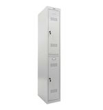 Шкаф металлический для одежды BRABIX "LK 12-30", УСИЛЕННЫЙ, 2 секции, (в1830*ш300*г500мм;18кг), 291133, S230BR421102