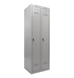 Шкаф металлический для одежды BRABIX "LK 21-80", УСИЛЕННЫЙ, 2 секции, (в1830*ш800*г500мм;37кг), 291129, S230BR406102