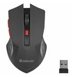 Мышь беспроводная DEFENDER Accura MM-275, USB, 5 кнопок+1 колесо-кнопка, оптическая,, 52276