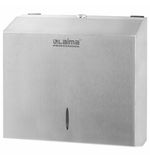 Диспенсер для полотенец LAIMA PROFESSIONAL INOX, (Система H3), V (ZZ), нержавеющая сталь, матовый, 605696