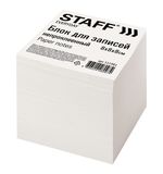 Блок для записей STAFF непроклеенный, куб 8*8*8 см, белый, белизна 70-80%, ХХХХХХ