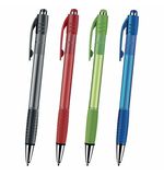 Ручки шариковые автоматические с грипом "НАБОР MULTICOLOR" BRAUBERG SUPER, 10шт (6 синих, 2 черных, 1 красная, 1 зеленая), 143381