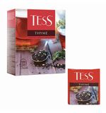 Чай TESS (Тесс) "Thyme", черный, чабрец и цедра лимона, 100 пакетиков в конвертах по 2г, ш/к12648, 1185-09
