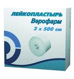 Лейкопластырь рулонный ВЕРОФАРМ, 2х500 см. тканевая основа, картонная коробка ш/к 007, 20024108