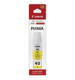 Чернила CANON (GI-40Y) для СНПЧ Pixma G5040/G6040, желтые, ресурс 7700 стр, оригинальные, 3402C001
