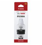 Чернила CANON (GI-40BK) для СНПЧ Pixma G5040/G6040/GM2040, черные, ресурс 6000 стр, оригинальные, 3385C001