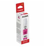 Чернила CANON (GI-40M) для СНПЧ Pixma G5040/G6040, пурпурные, ресурс 7700 стр, оригинальные, 3401C001