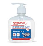 Мыло-крем жидкое 300мл ОФИСМАГ, "Премиум жемчужное", с антибактериальным эффектом, до