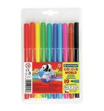 Фломастеры CENTROPEN "Color World", 10 цветов, эргономичная форма, смываемые, вентилируемый колпачок, 7 7550 1084