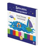 Пластилин классический BRAUBERG, 30 цветов, 600 г, со стеком, ВЫСШЕЕ КАЧЕСТВО, 105900