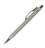 Ручка бизнес-класса шариковая BRAUBERG Vocale, СИНЯЯ, корпус серебристый с хром.,лини, 143490