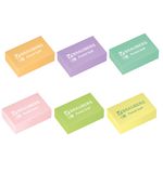 Ластики BRAUBERG "Pastel Soft" набор 12 шт., размер ластика 31*20*10мм, экологичный ПВХ, 229598