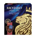 Чай RICHARD "Royal Earl Grey", черный с бергамотом, 100 пакетиков по 2 г, 610250
