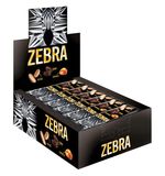 Батончик вафельный глазированный ZEBRA с изюмом и арахисом в мягкой карамели, 40 г, пакет, ЯВ252