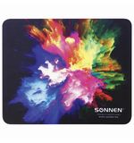 Коврик для мыши SONNEN "EXPLOSIVE", резина+ткань, 220х180х3 мм, 513291