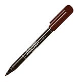 Маркер перманентный КОРИЧНЕВЫЙ CENTROPEN, тонкий наконечник, 1 мм, 2846, ш/к 19971, 6 2846 9411