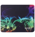 Коврик для мыши SONNEN "SMOKE", резина+ткань, 220х180х3 мм, 513289